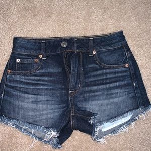 American Eagle high waisted denim shorts